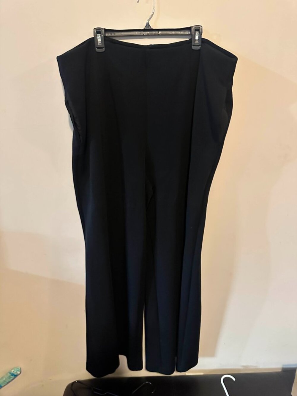 Calvin Klein 24W Black Wide-Leg Dress Pants